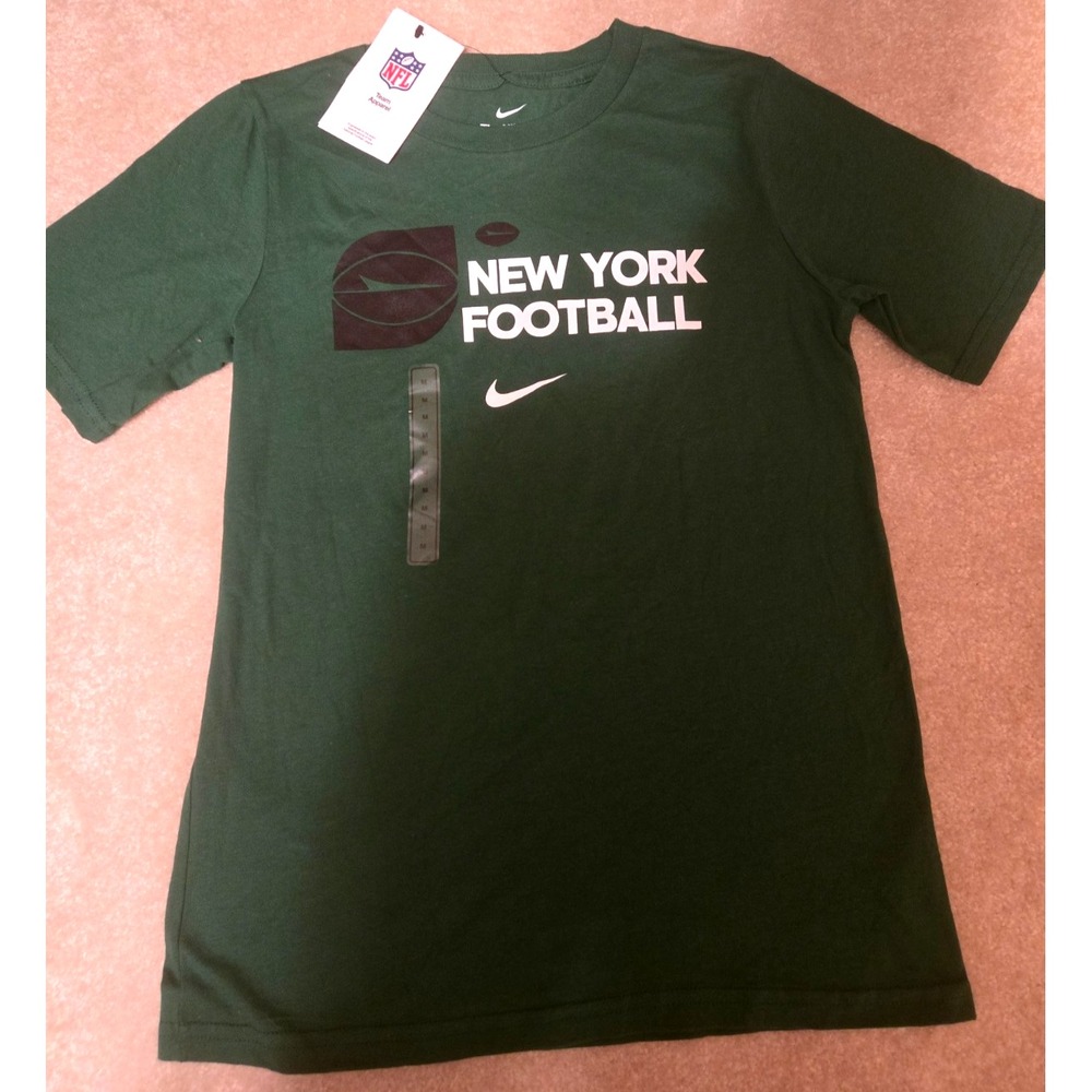 The Nike Tee NFL New York Jets Youth Tee-Shirt Medium (10-12) Green NEW